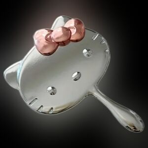 Hello Kitty Silver and Copper Hand Mirror